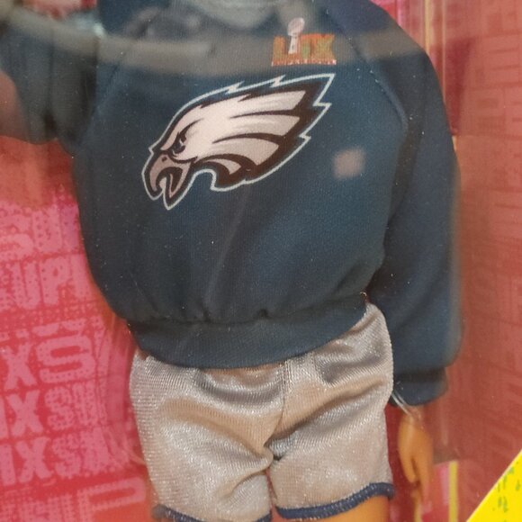 Barbie Signature Super Bowl LIX Philadelphia Eagles Doll Teen Skipper Sculpt NIB - Picture 3 of 16